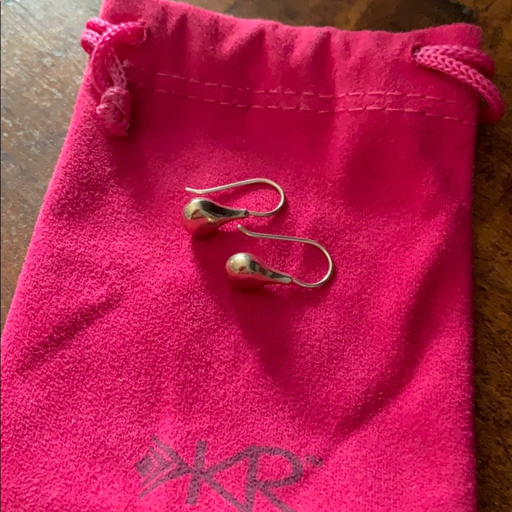 Silpada silver teardrop earrings